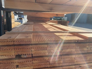 Ca. 140x Douglas Vlonderplanken, 25x140mm, lengte 300cm